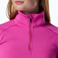 Dámská fleecová mikina Rossignol Mid Layer Stretch Half Zip electric fuchsia 5