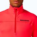 Pánská mikina Rossignol Hero Half Zip First Layer neon red 6