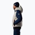 Pánská lyžařská bunda Rossignol Corduroy Down Bomber silver cloud/dark navy 4