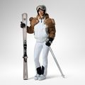 Dámské lyžařské kalhoty Rossignol JCC Softshell white 2
