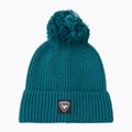 Zimní čepice Rossignol Strawpile Pompom Beanie transformative teal