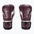 Boxerské rukavice  Venum Elite Evo burgundy/silver