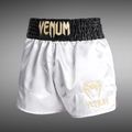 Pánské tréninkové šortky Venum Classic Muay Thai bílá/zlatá/černá 3