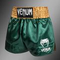 Pánské tréninkové šortky Venum Classic Muay Thai zelené/zlaté/bílé 3