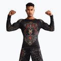 Pánské tričko longsleeve rashguard  Venum Santa Muerte 5.0 Men’S Long Sleeve Rashguard deep black/gold 4