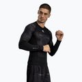 Pánské tričko longsleeve rashguard  Venum G-Fit Air Men'S Long Sleeve Rashguard deep black/desert sand 3