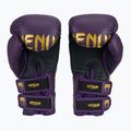 Boxerské rukavice Venum Reverso dark purple/gold 3