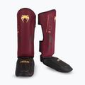 Dámské chrániče holeně a chodidla Venum Tactical XT Shinguards black/burgundy/gold 2