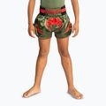 Dětské tréninkové šortky Venum Inferno Kids Muay Thai army green/orange