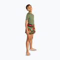 Dětské tréninkové šortky Venum Inferno Kids Muay Thai army green/orange 4