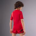 Venum Contender Rashguards Jr třešňově červené dětské tréninkové tričko 2