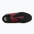 Boxerské boty  Venum Elite Boxing wine lees/silver logo 4