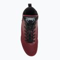 Boxerské boty  Venum Elite Boxing wine lees/silver logo 5