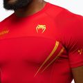Pánská tréninková tričko Venum X WOW FC Rashguards fury red/gold 7