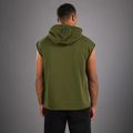 Pánská mikina Venum Muay Thai VT Sleeveless Hoodie military green 2
