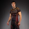 Pánský rashguard Venum Quetzal Fury rashguard black/fury red/tangerine 3