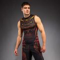 Pánský rashguard Venum Quetzal Fury Sleeveless Rashguard black/fury red/tangerine 3