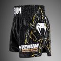 Pánské tréninkové šortky Venum VTC Flames Muay Thai black/gold 3