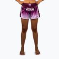 Dámské tréninkové šortky Venum Iris Muay Thai plum/white