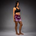 Dámské tréninkové šortky Venum Iris Muay Thai plum/white 2