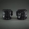 Boxovací bandáže Venum Santa Muerte Handwraps 250 cm black/white 2