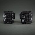 Boxovací bandáže Venum Santa Muerte Handwraps 400 cm black/white 2