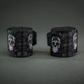 Boxerské bandáže Venum Santa Muerte Handwraps 450 cm black/white 2