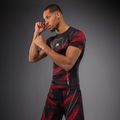 Pánský rashguard Venum Matupa Short Sleeve black/red/silver 4