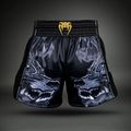 Pánské tréninkové šortky Venum Wolf Attack Muay Thai Shorts black/grey 2