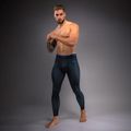 Pánské tréninkové legíny Venum Thunder Dragon Spats Black/Royal Blue 2