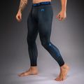 Pánské tréninkové legíny Venum Thunder Dragon Spats Black/Royal Blue 5
