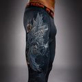 Pánské tréninkové legíny Venum Thunder Dragon Spats Black/Grey/Copper 5