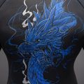 Rashguard Longsleeves Venum Thunder Dragon black/royal blue 5