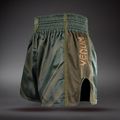 Treninkové šortky Venum Stealth Muay Thai Khaki/Dark Green 3