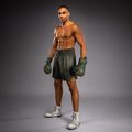 Pánské boxerské šortky Venum Stealth Boxing Khaki/Dark Green 4