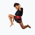 Dětské treninkové šortky Venum Attack Muay Thai black/red 2