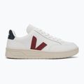 Dámské tenisky VEJA V-12 Leather white/marsala/nautical 2