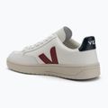 Pánské boty VEJA V-12 kožené white/marsala/navy 3
