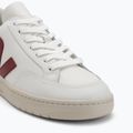 Pánské boty VEJA V-12 kožené white/marsala/navy 7
