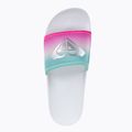 Dětské žabky ROXY Slippy Neo G 2021 white/crazy pink/turquoise 6