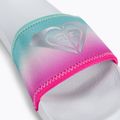 Dětské žabky ROXY Slippy Neo G 2021 white/crazy pink/turquoise 7