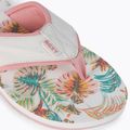 Dámské žabky ROXY Coastin Print 2021 white/pink 7