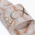 Dámské žabky ROXY Slippy Printed 2021 white/tan 7
