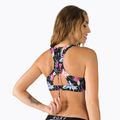 Horní díl plavek ROXY Active Crop Top 2021 anthracite/floral flow 3