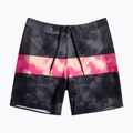 Quiksilver pánské plavecké šortky Highlite Arch 19' šedo-růžové EQYBS04648-MJY6 5