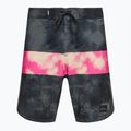 Quiksilver pánské plavecké šortky Highlite Arch 19' šedo-růžové EQYBS04648-MJY6