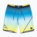 Quiksilver Surfsilk 16' dětské plavecké šortky modro-žluté EQBBS03616-GDJ6