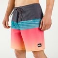 Quiksilver Surfsilk Panel 18' pánské plavecké šortky šedo-oranžové EQYBS04658-NLQ6