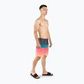 Quiksilver Surfsilk Panel 18' pánské plavecké šortky šedo-oranžové EQYBS04658-NLQ6 2