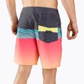 Quiksilver Surfsilk Panel 18' pánské plavecké šortky šedo-oranžové EQYBS04658-NLQ6 3